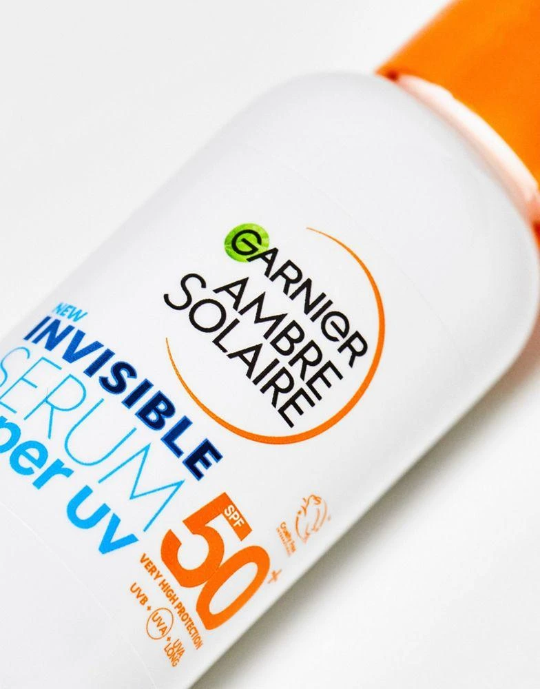 Garnier Garnier Ambre Solaire SPF 50+ Super UV Invisible Serum Moisturiser for Face 30ml 2