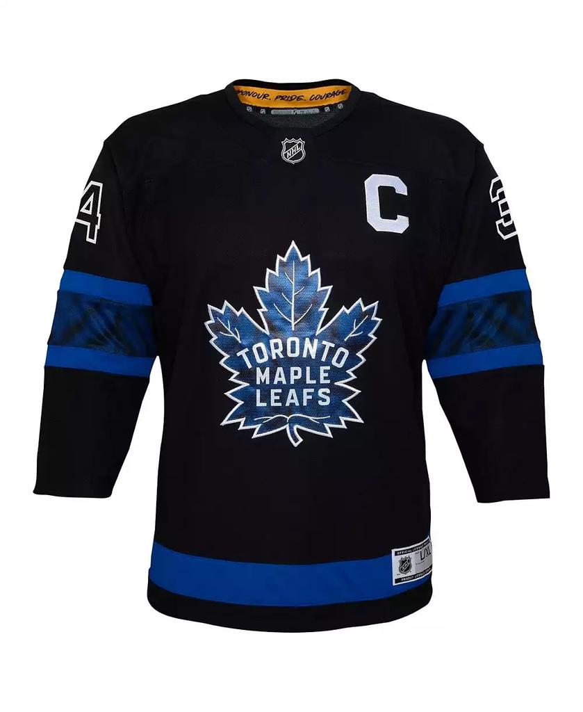 Outerstuff Big Boys and Girls Auston Matthews Black Toronto Maple Leaf's Alternate Premier Player Jersey