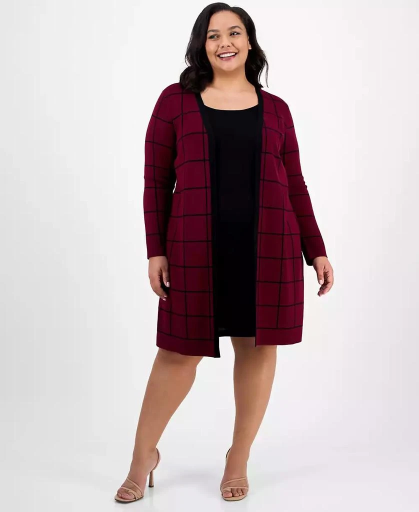 chinese dress ladies Ranch House Layered Sweater Dress Black / Large