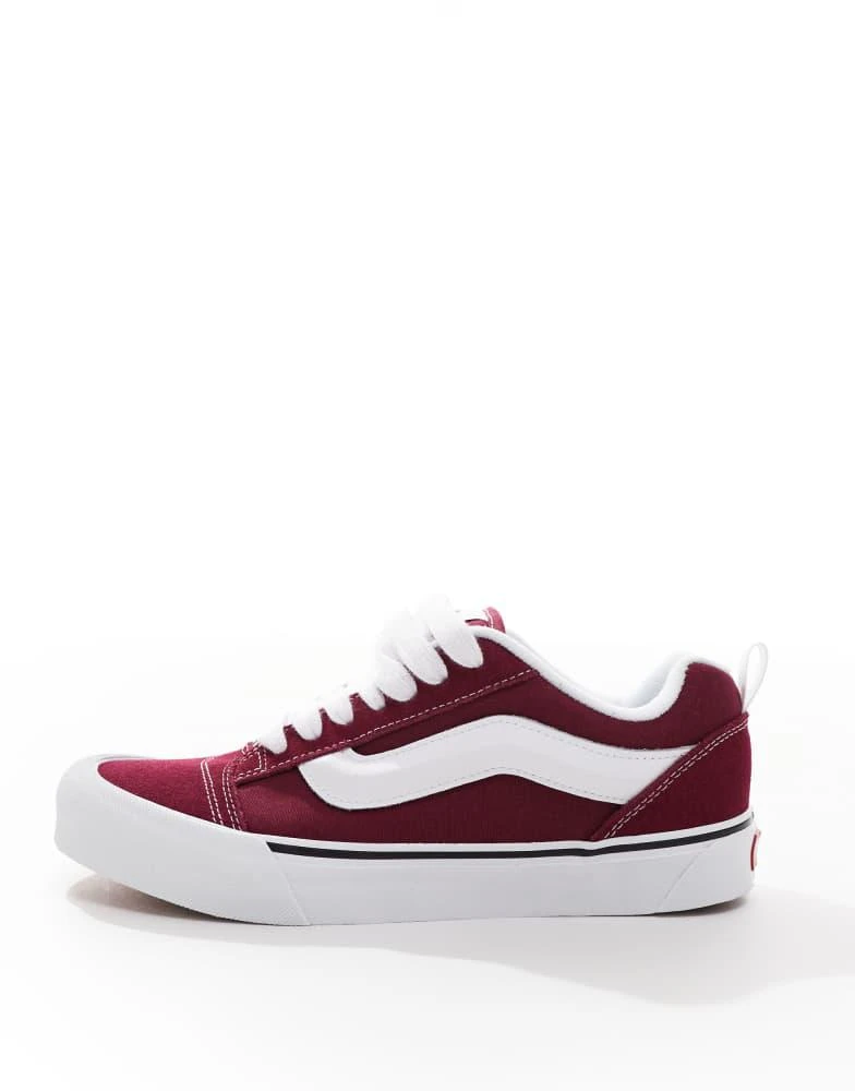 Vans Vans Knu skool trainers in red 5