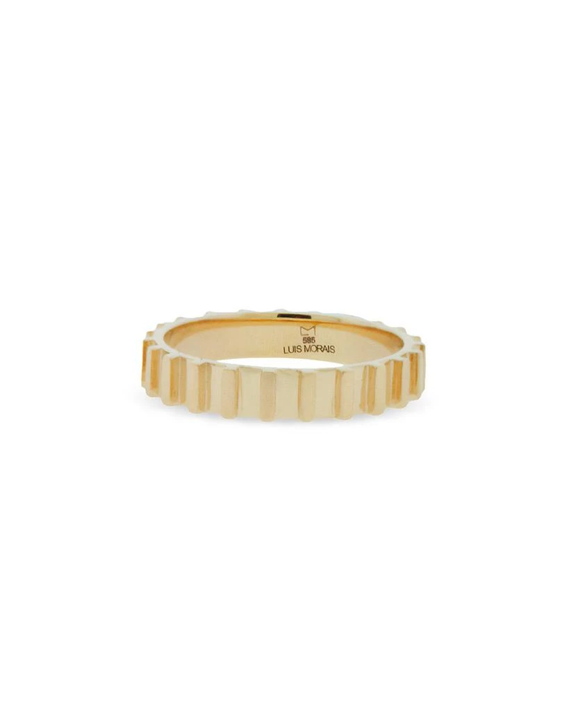 LUIS MORAIS Men's 18K Yellow Gold Hardware Engaging Ring 1