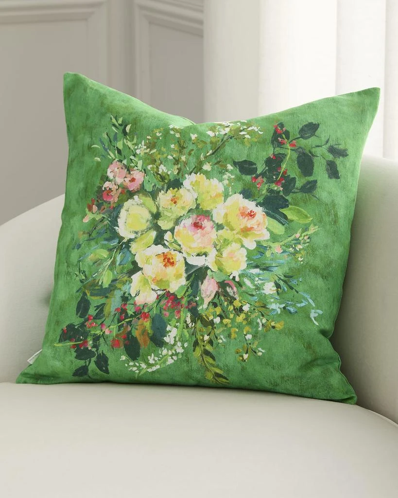 Designers Guild Margaretta Linen Decorative Pillow, 22" Square 2