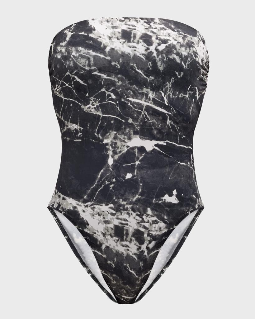 Norma Kamali Bishop Strapless One-Piece Swimsuit
