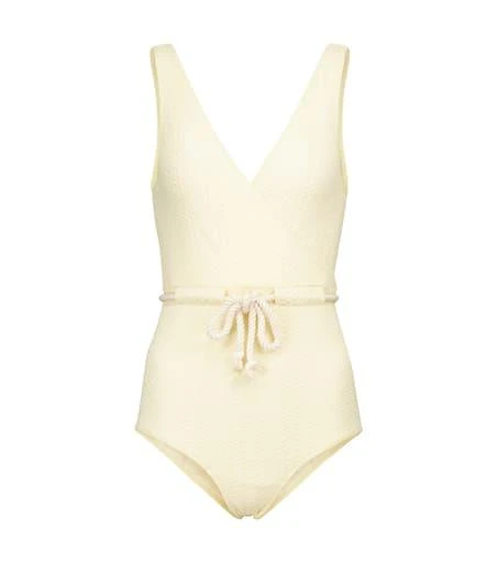 LISA MARIE FERNANDEZ Yasmin belted swimsuit 1