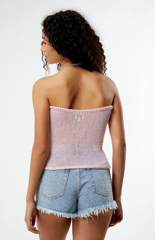 LA Hearts Sawyer Sequin Sweater Tube Top 4