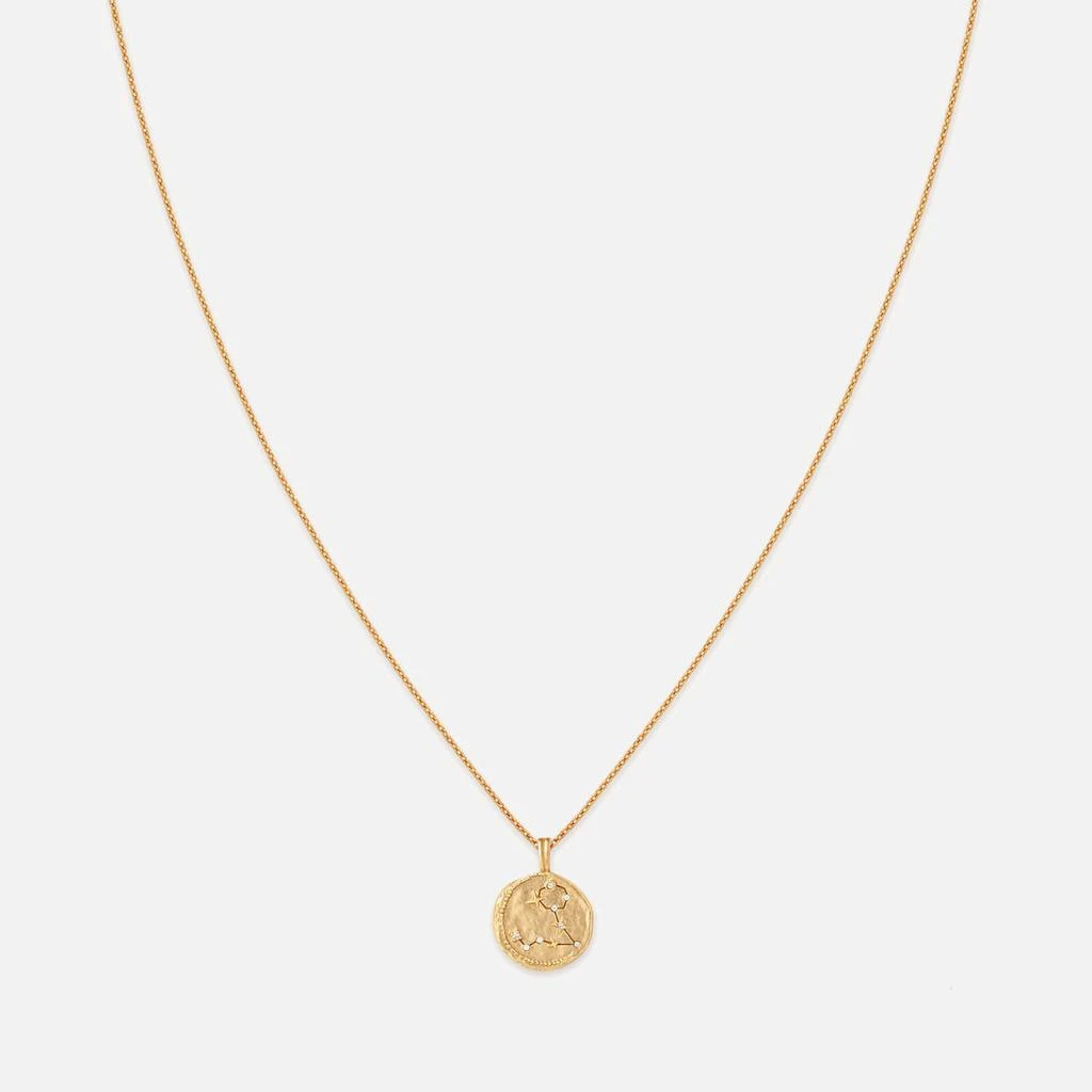 ASTRID & MIYU Astrid & Miyu Pisces Zodiac 18-Karat Gold-Plated Sterling Silver Necklace 1