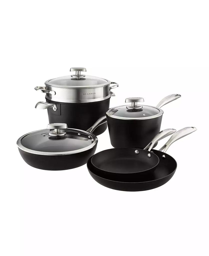 Scanpan ProIQ Nonstick 9-Piece Induction Suitable Cookware Set, Black