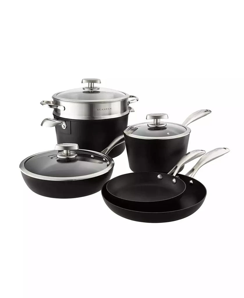 Scanpan ProIQ Nonstick 9-Piece Induction Suitable Cookware Set, Black 1