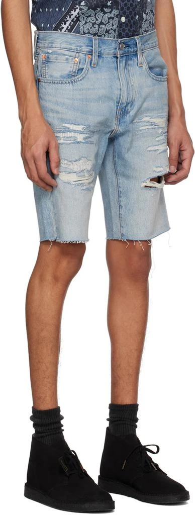 Levi's Blue 412 Denim Shorts 2