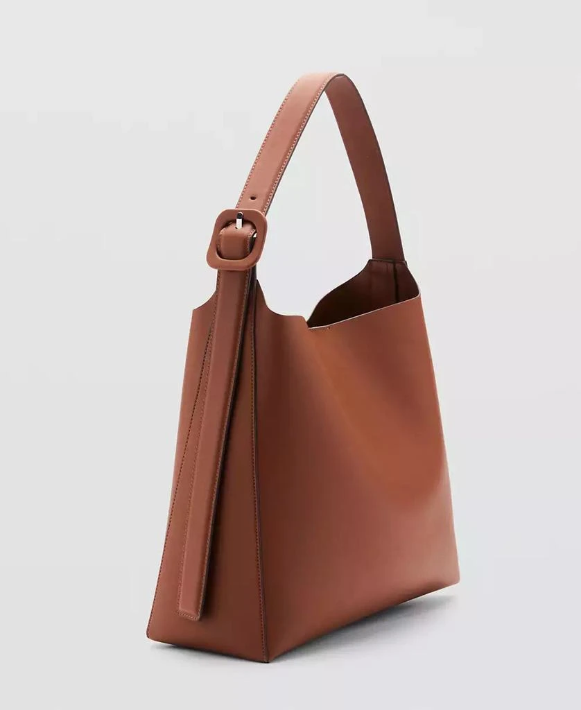 Mango Women's Buckle Detail Shopper Bag 2