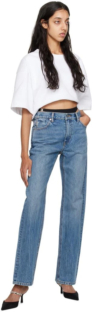 Alexander Wang Blue Bikini Layer Jeans 4