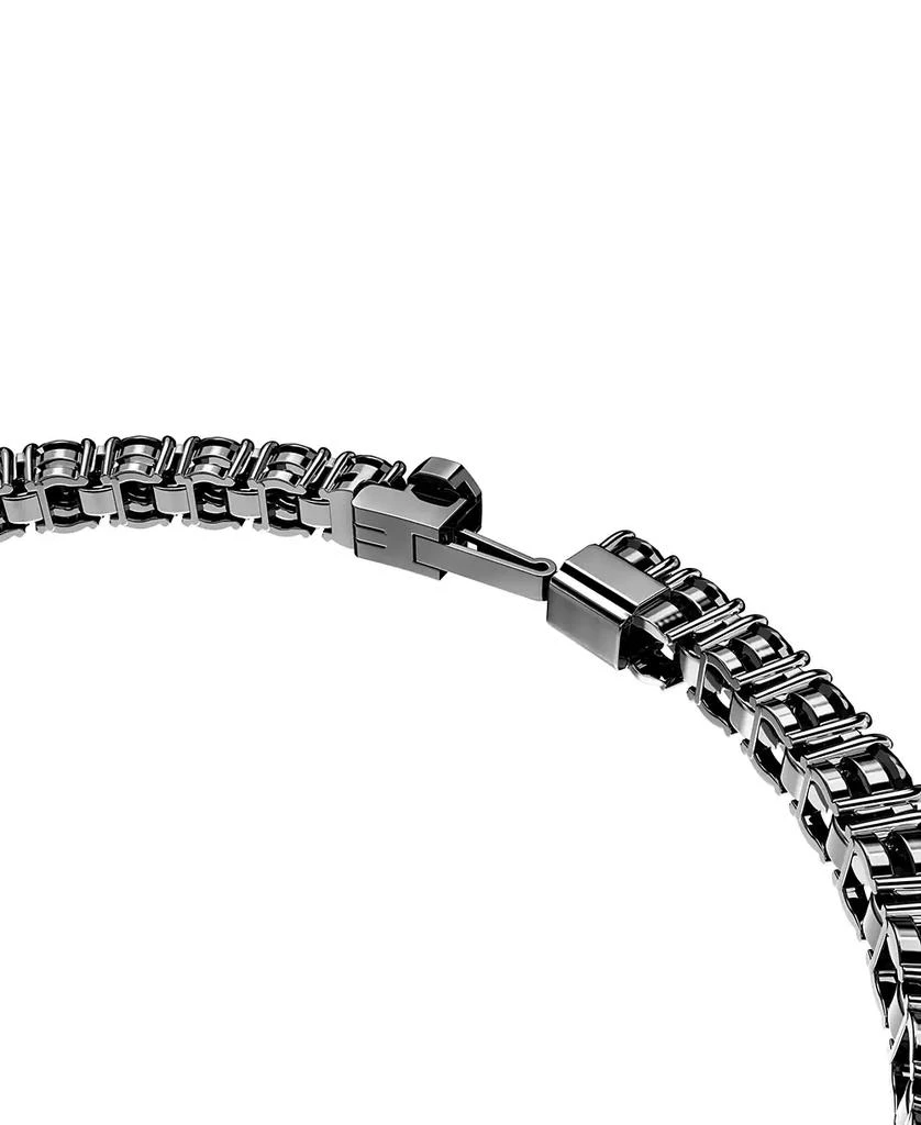 Swarovski Medium Ruthenium-Plated Jet Crystal Tennis Bracelet 3