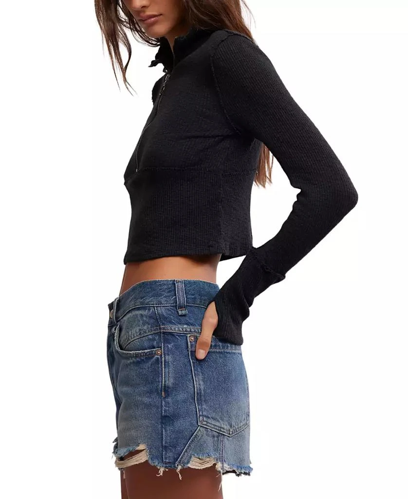 Free People Women's Midnight Half-Zip Top 4