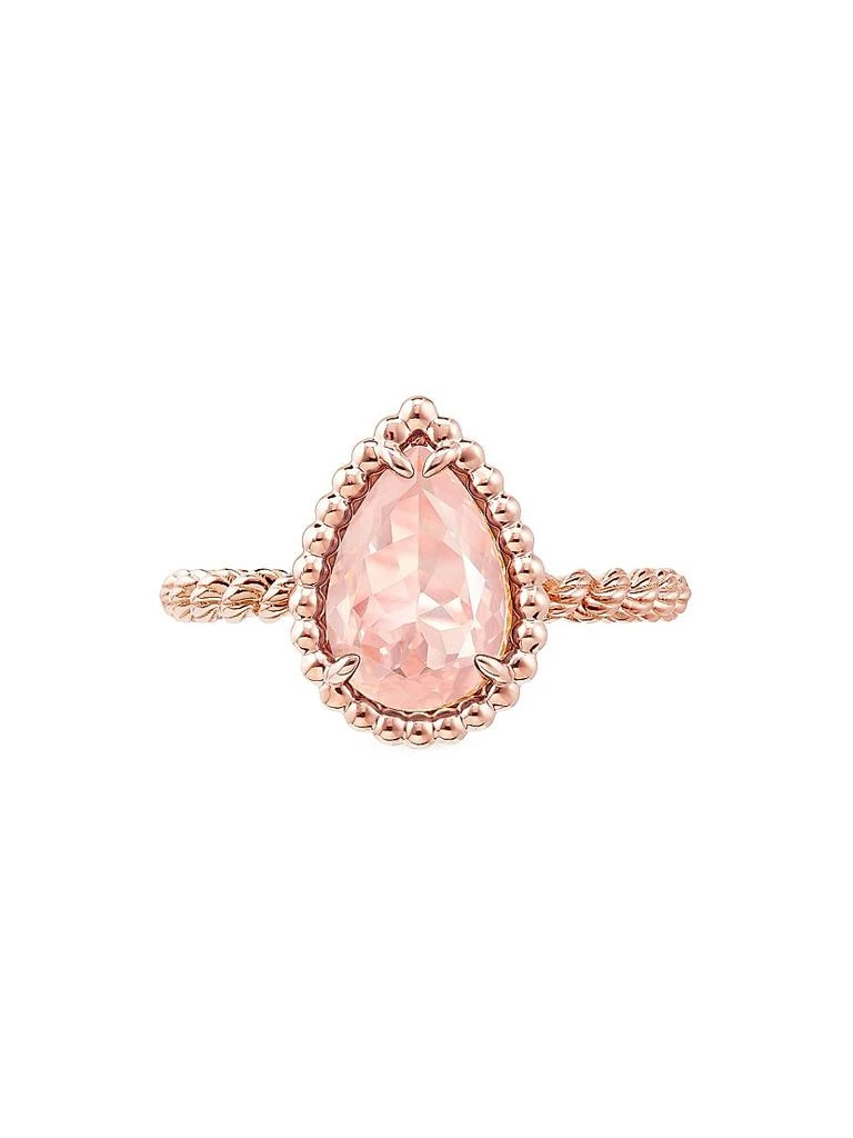 Boucheron Serpent Bohème 18K Rose Gold & Pink Quartz Ring 3