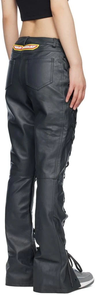 Jordan Black Travis Scott Edition Leather Pants 3