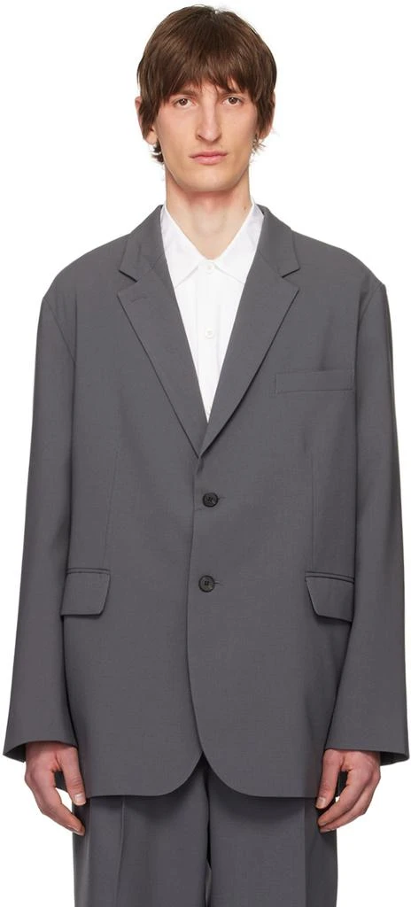 The Frankie Shop Gray Beo Blazer 1