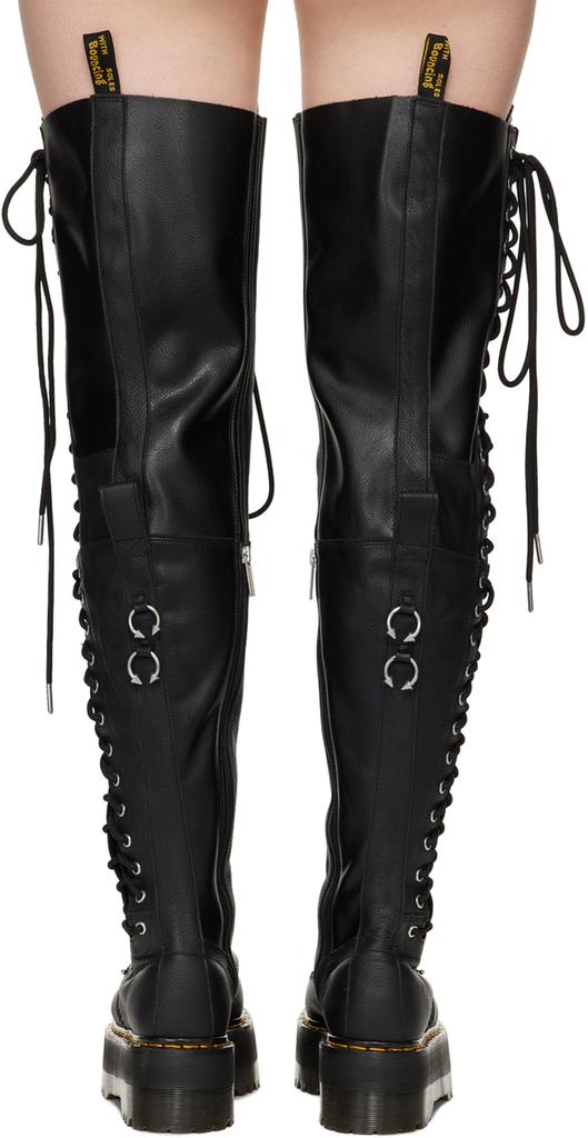 Dr. Martens Black 28-Eye Extreme Max Knee High Boots