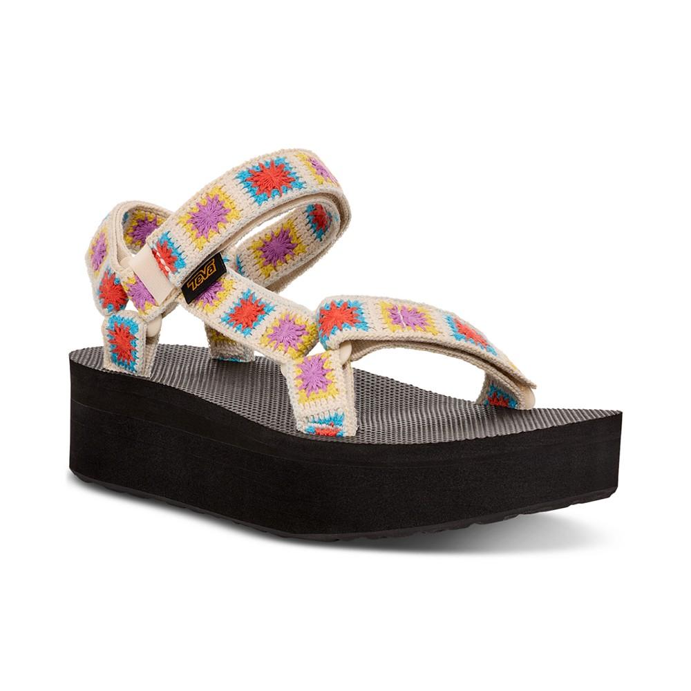 Teva Flatform Universal Crocheted Sandals