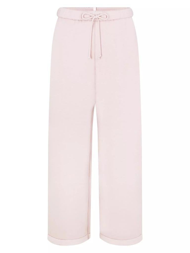 SKIMS Cotton Fleece Straight-Leg Pants