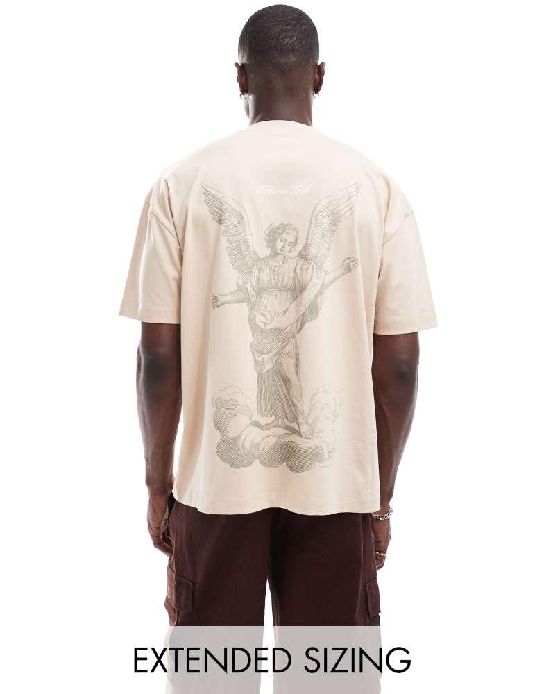 【関税込み】Ksubi ベージュ Target Biggie Cyclone Tシャツ Ksubi Beige Target Biggie Cyclone T-Shirt - T-Shirts
