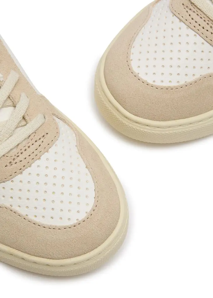 Veja KIDS V-10 panelled leather sneakers (IT28-IT35) 3