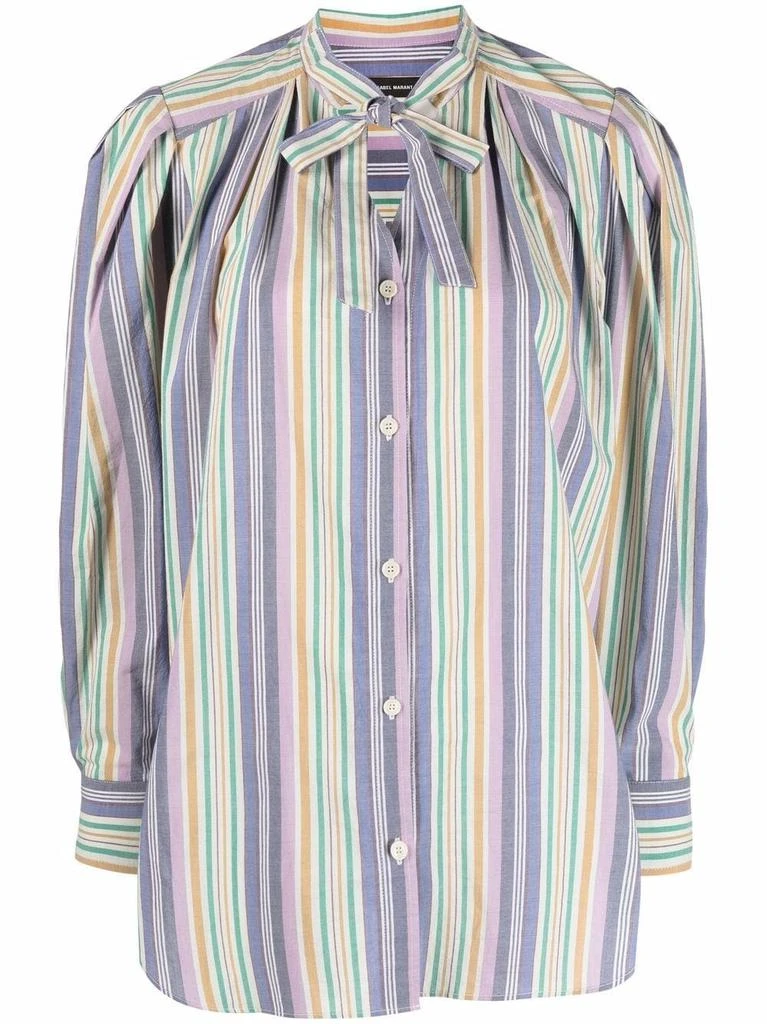 NA Tiverna multicolored striped Blouse 1