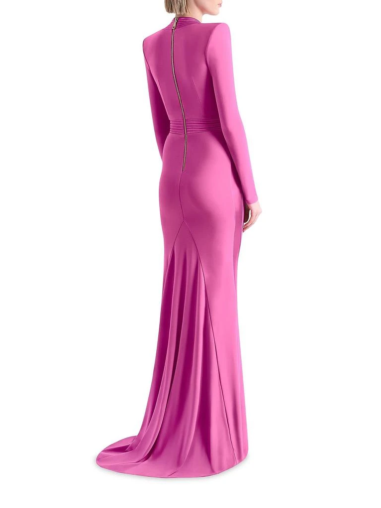 Battle Lines The Heiress V-Neck Gown  On Sale Now with Up to 63% Off |  Discover Exclusive Deals & Savings at BeyondStyle  Authentic Zhivago  women's|mermaid|dresses|Women's|women's apparel|pleated with Limited-Time  Discounts, Free
