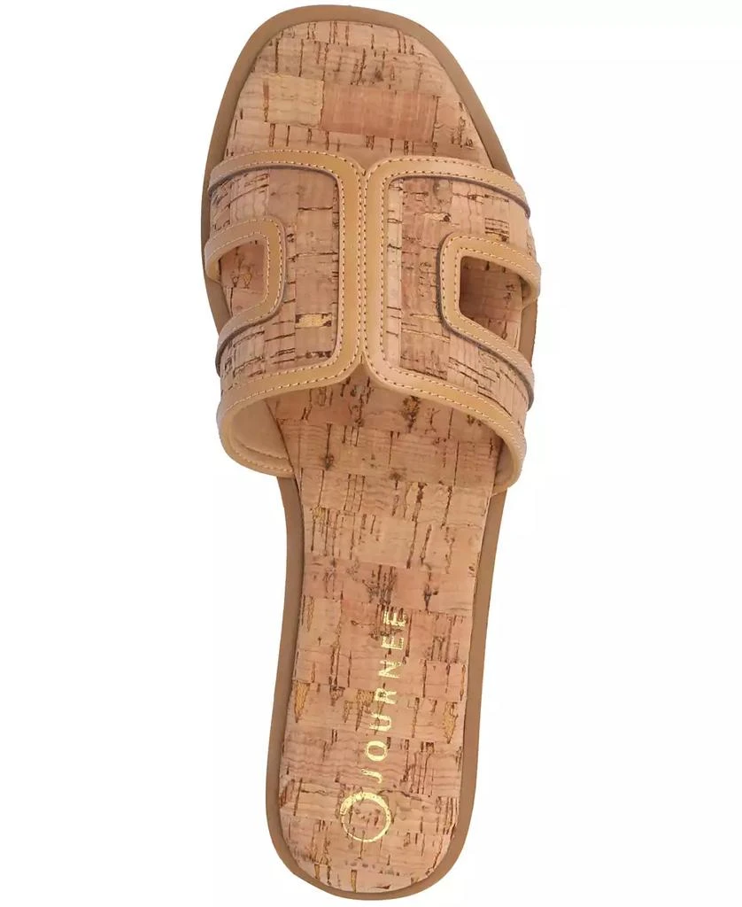 Journee Collection Women's Primah Slide Flat Sandals 4