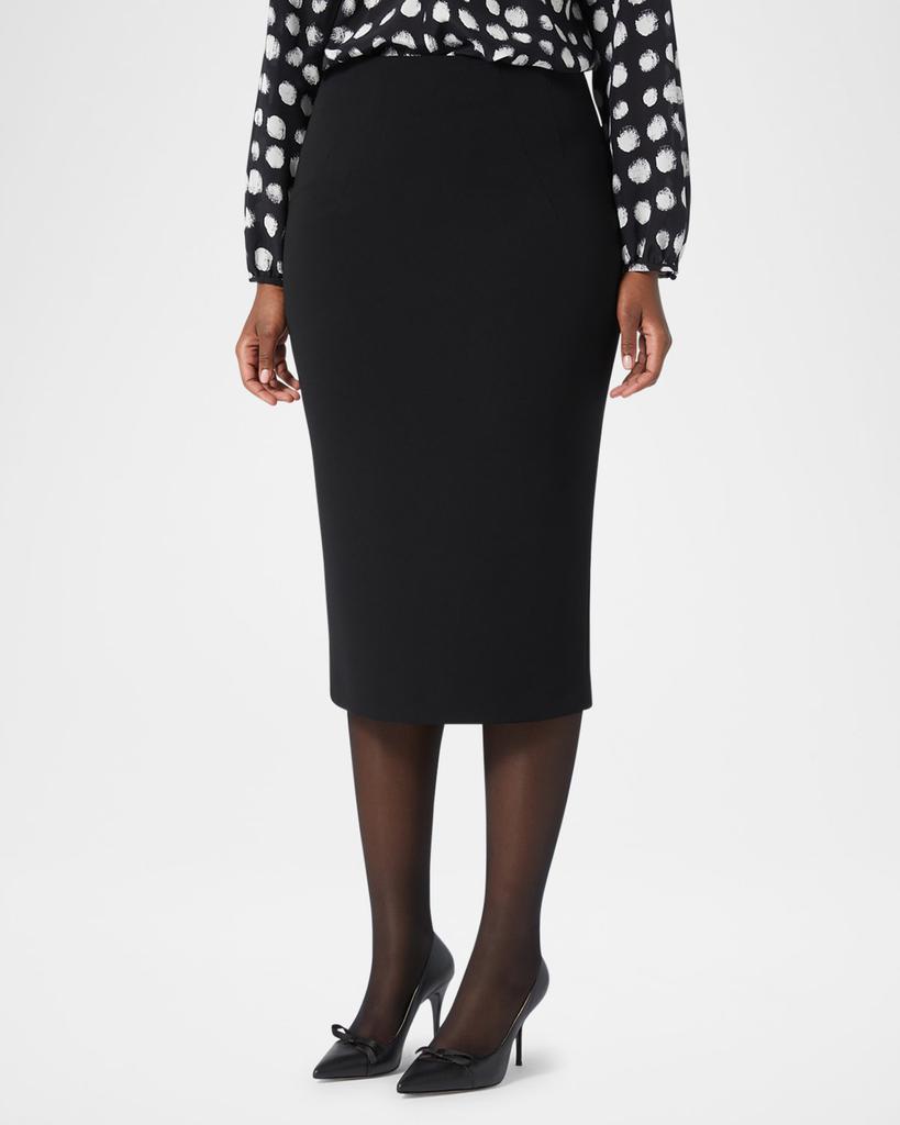 Marina Rinaldi Plus Size Osaka Cady Midi Pencil Skirt