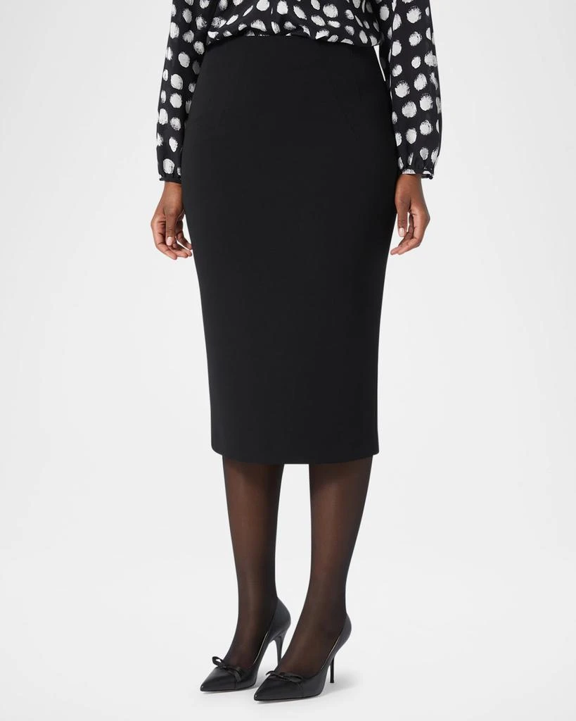 Marina Rinaldi Plus Size Osaka Cady Midi Pencil Skirt 2