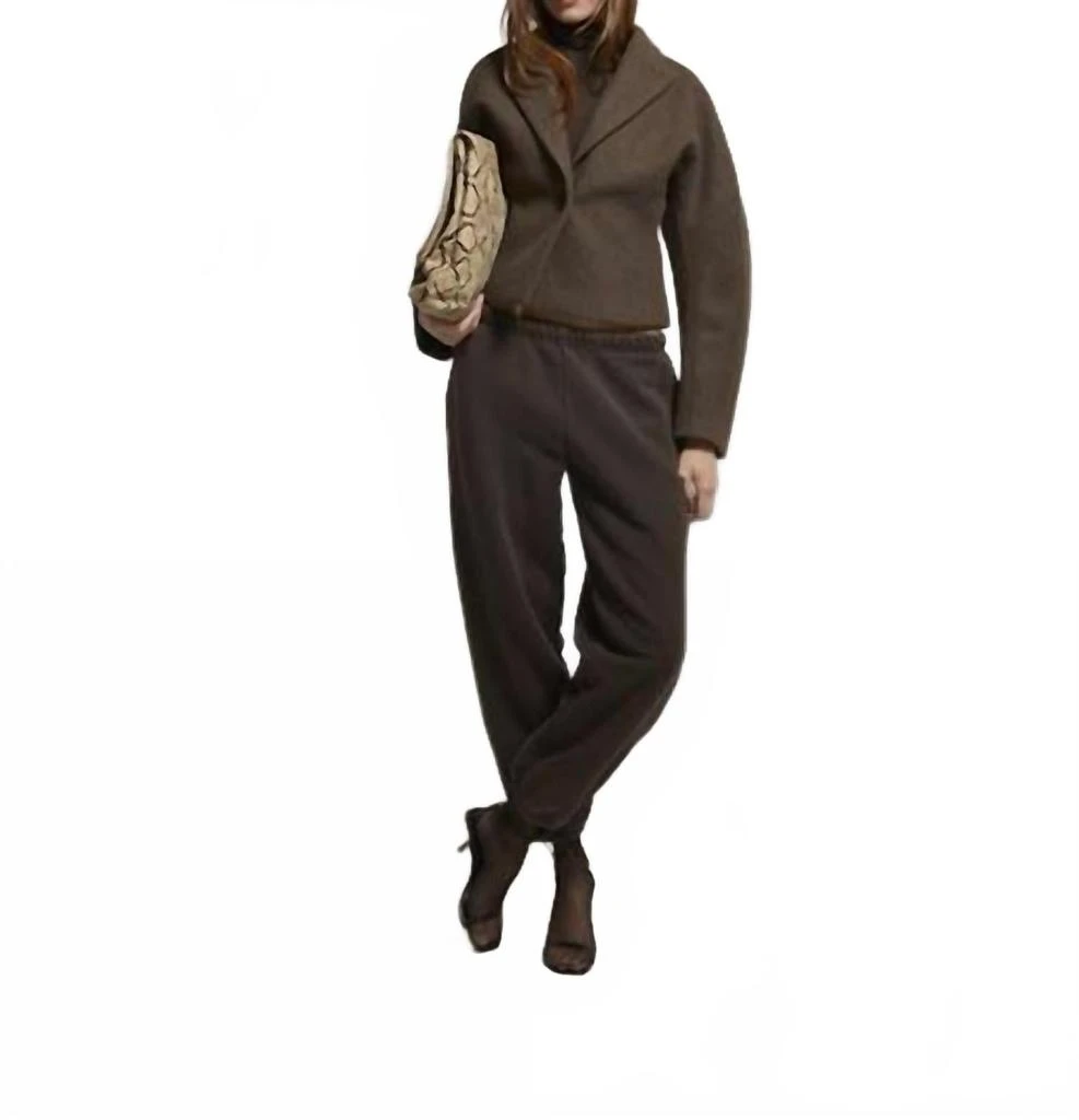 Asher Bethany Long Sleeve Blazer In Chocolate 3