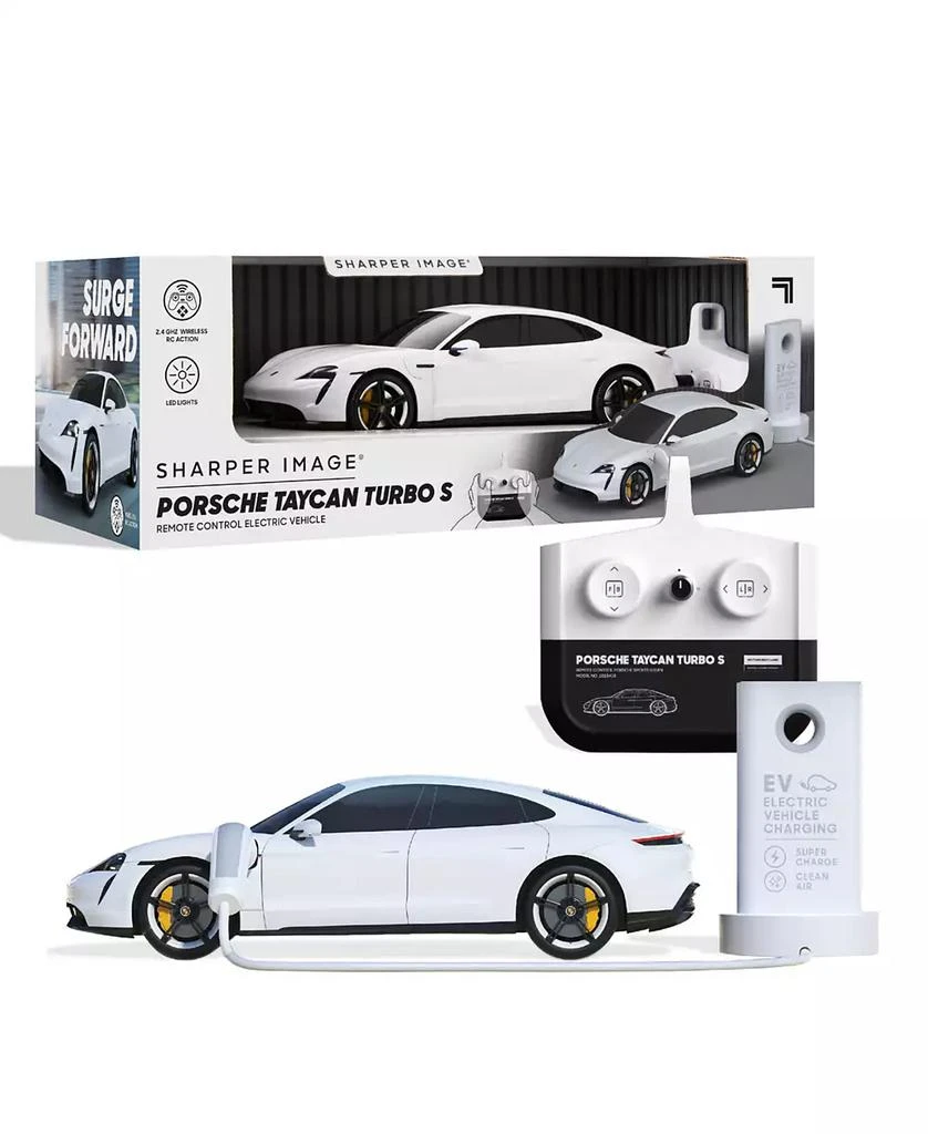 Sharper Image Porsche Taycan Turbo S Remote Control Electric Car 1