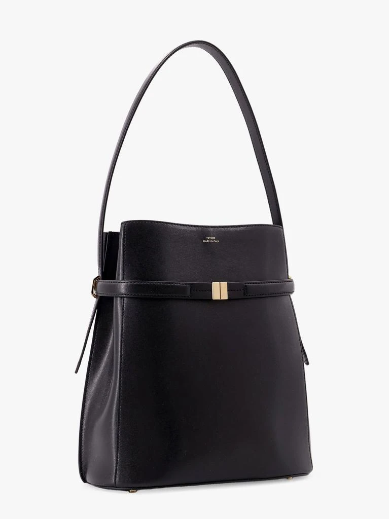 Totême Leather bucket bag with strap 4