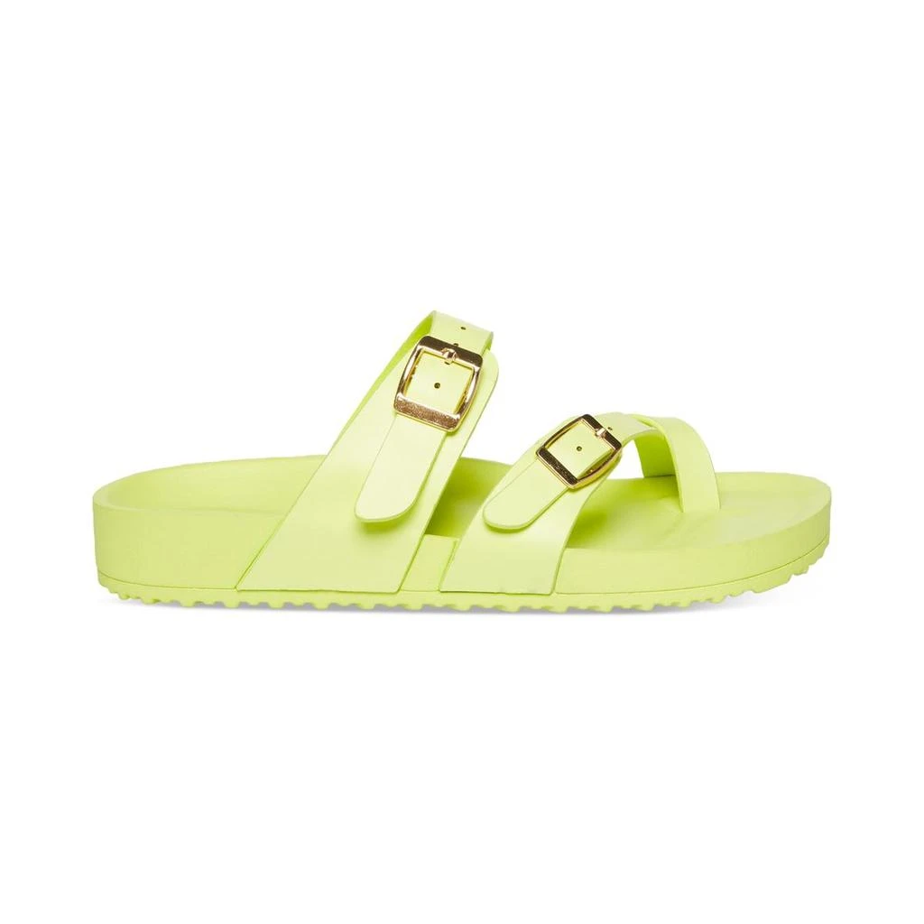 Madden Girl Twila Womens Footbed Slip-On Slide Sandals 2
