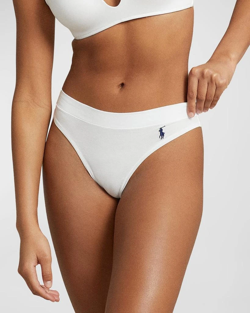 Ralph Lauren Mid-Rise Organic Cotton Thong 5