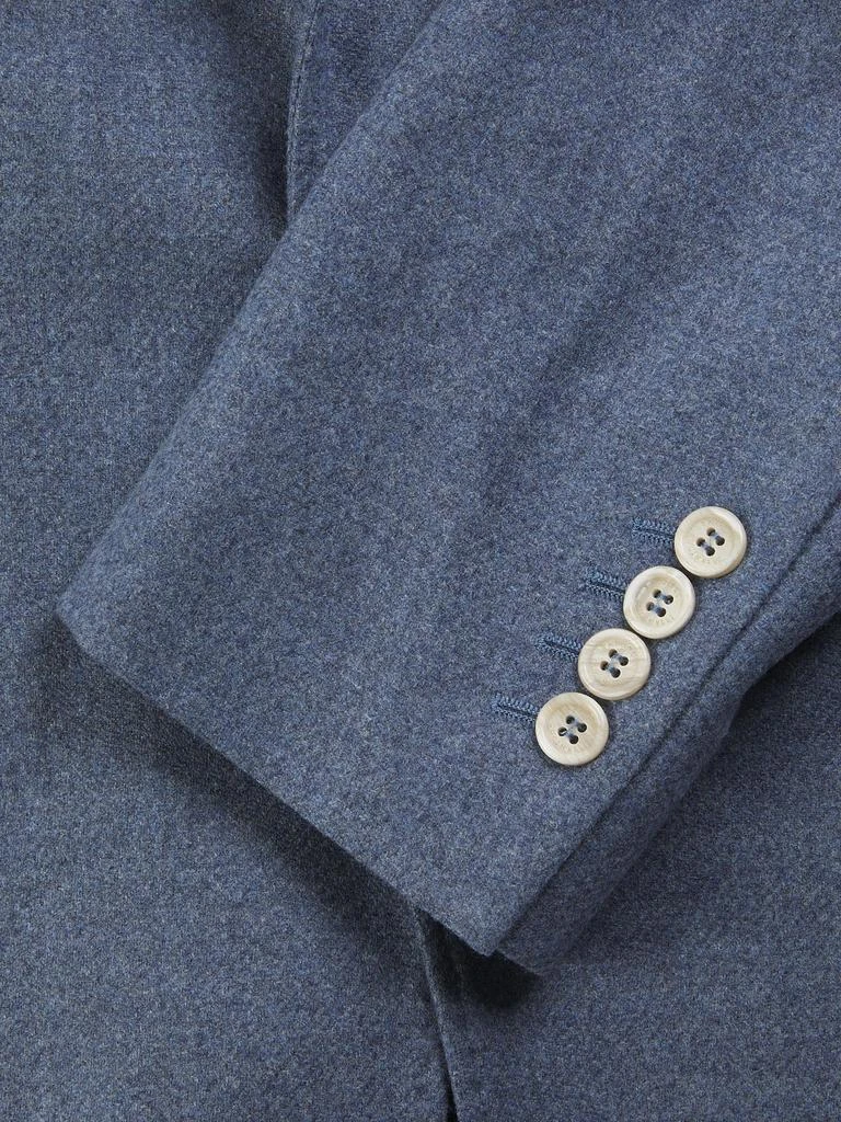 Brunello Cucinelli Wool-Blend Notch Lapel Blazer 3