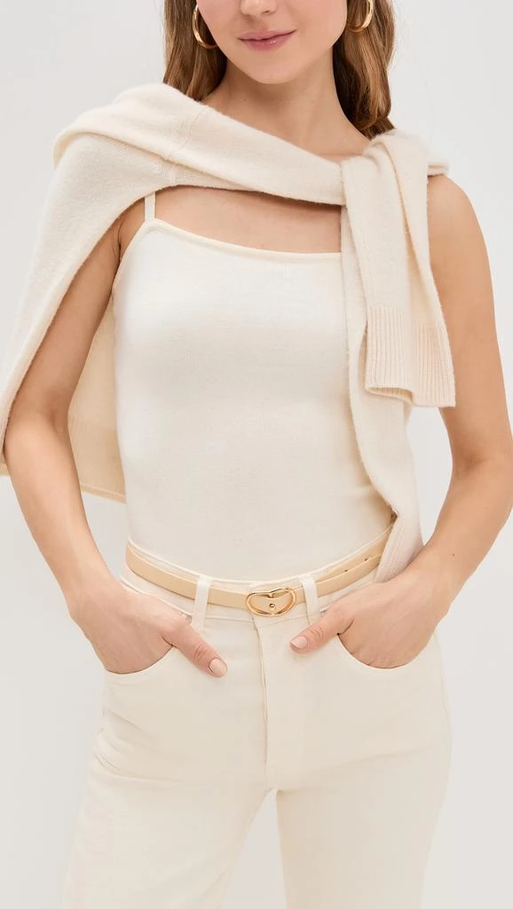 Lizzie Fortunato Skinny Georgia Belt In Butter 2