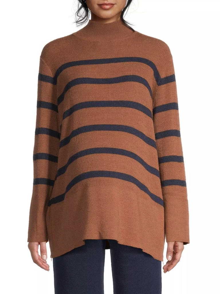 Nom Maternity Sarabeth Striped Maternity Sweater 3