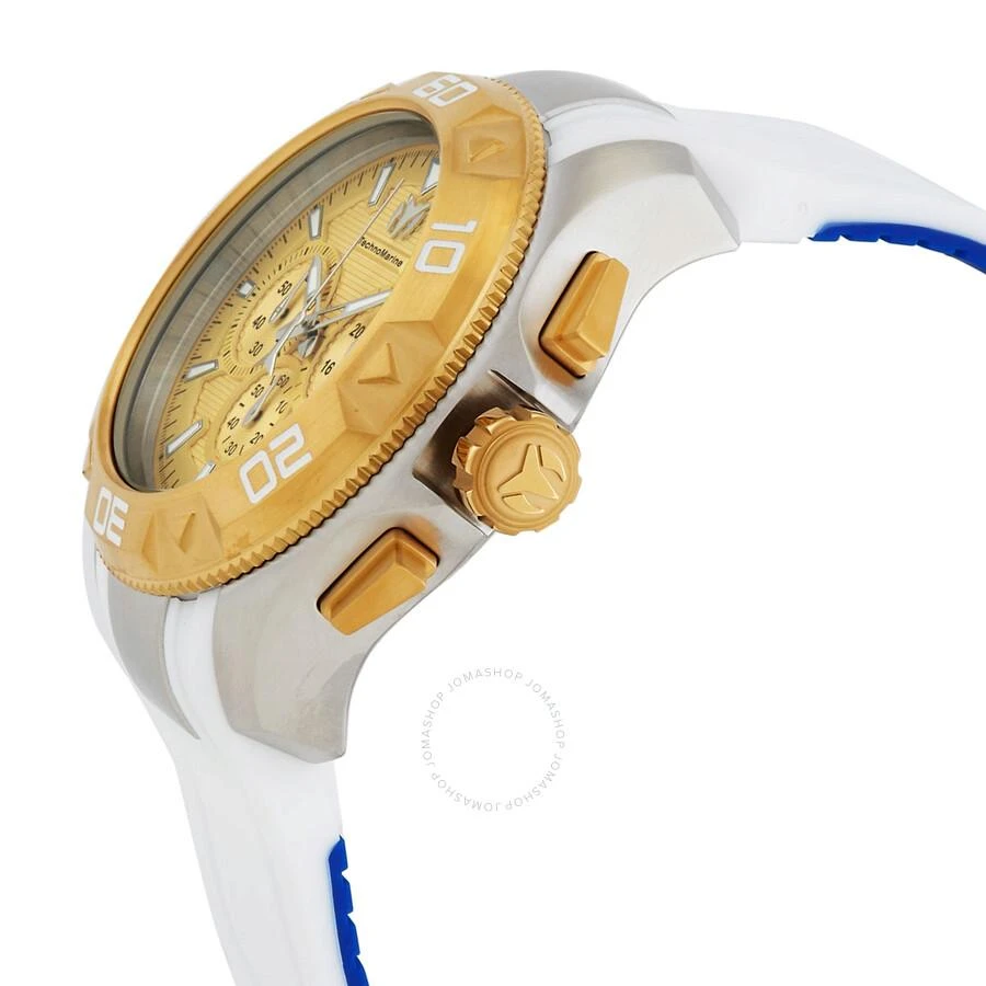TechnoMarine UF6 Chronograph Quartz Gold Dial Men's Watch TM-622006 2