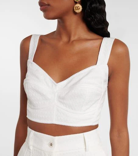 Dolce 
Gabbana Scalloped bra top 4