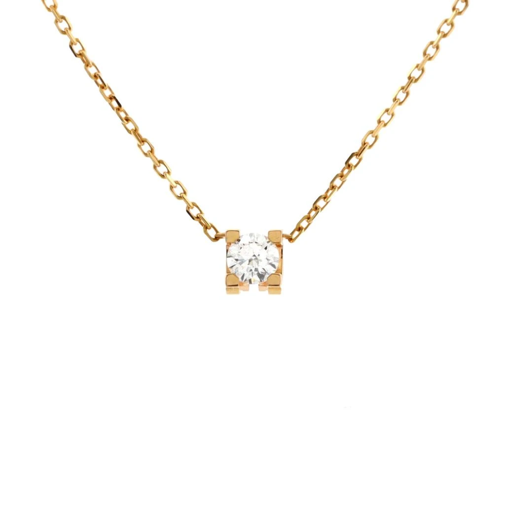 Cartier C de  Necklace 18K Rose Gold and Diamond 0.10-0.19CT 1