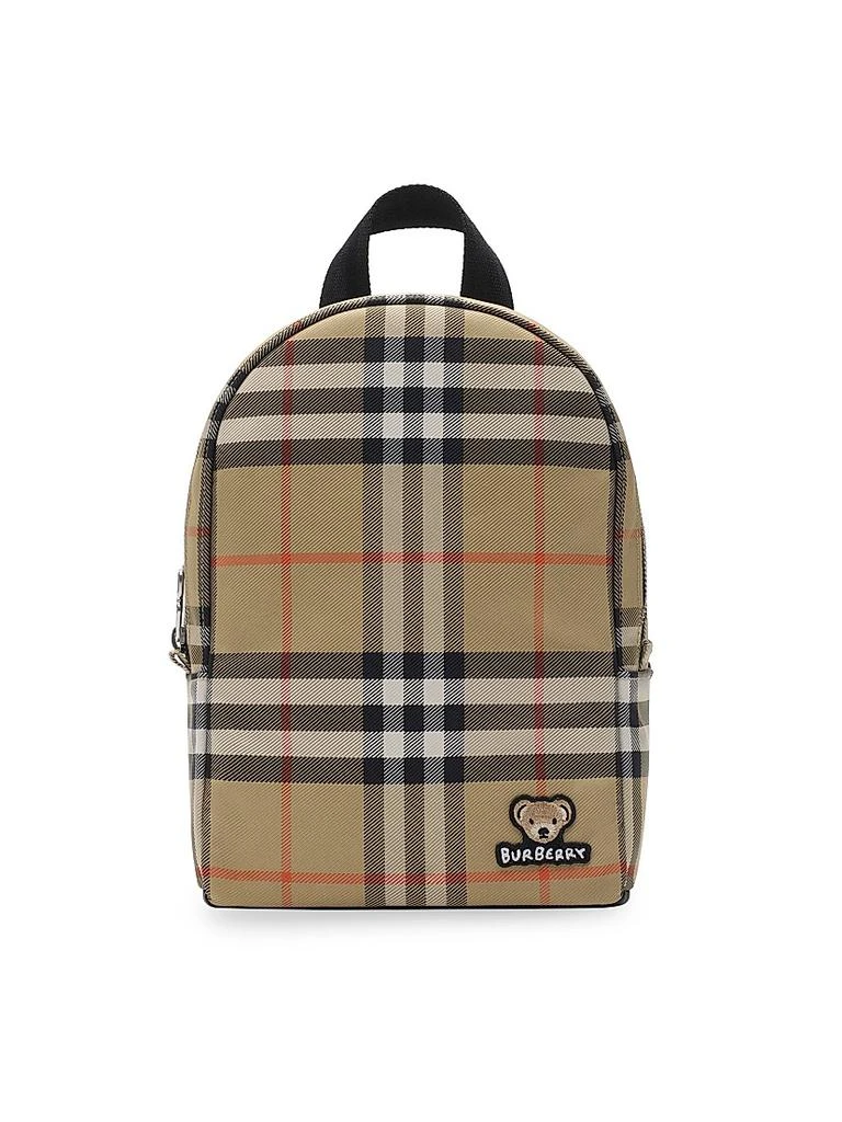 Burberry Kid
s Nylon Check Backpack