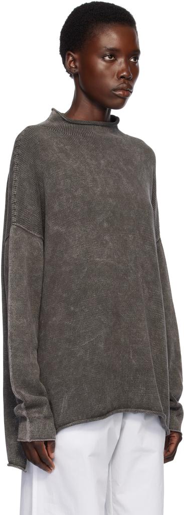 LAUREN MANOOGIAN Gray Fade Rollneck Sweater