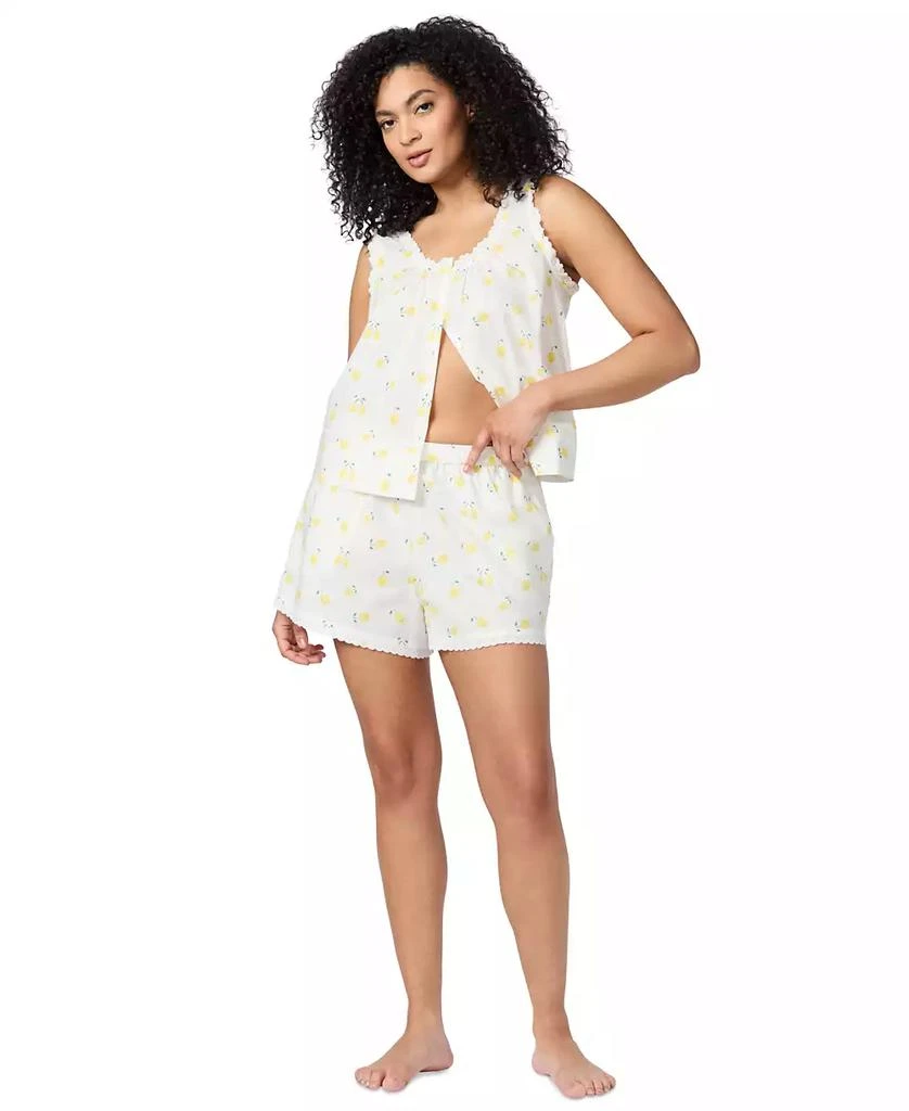 GAP Women's 2-pc Cotton Short Eyelet Pajama Set 4