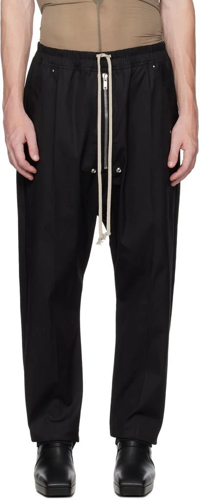 Rick Owens Black Bela Trousers 1