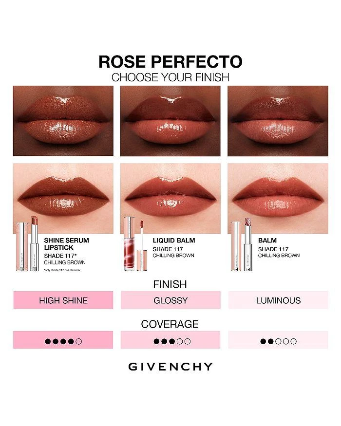 Givenchy Rose Perfecto Shine Serum Lipstick 0.11 oz. 7