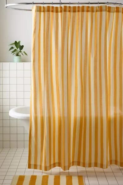 Urban Outfitters Awning Stripe Patterned Shower Curtain 1