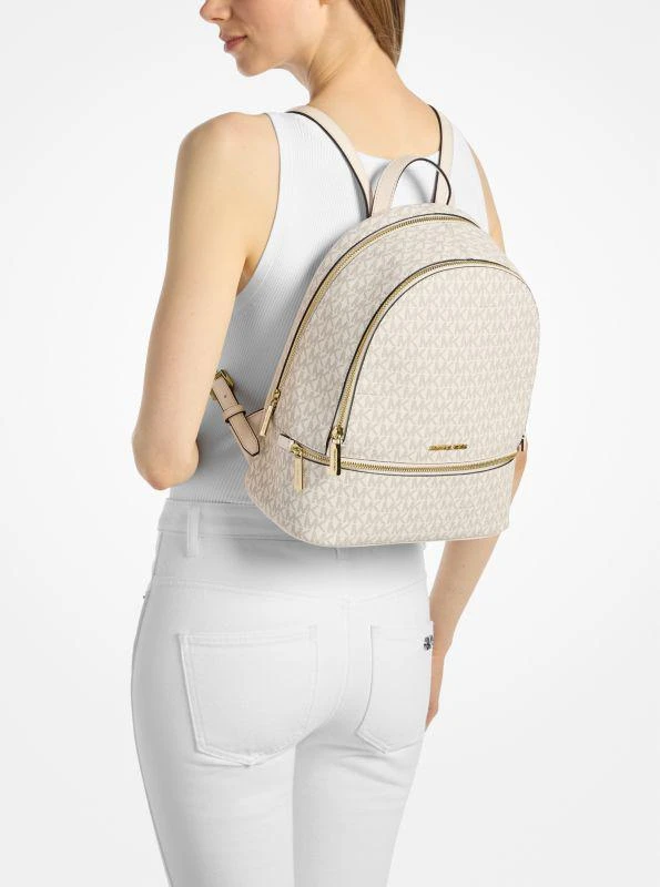 Michael Kors Rhea Medium Signature Logo Backpack 3