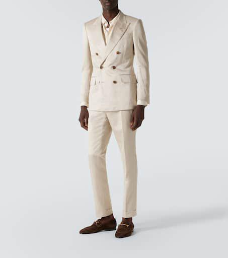 Tom Ford Silk and linen twill suit