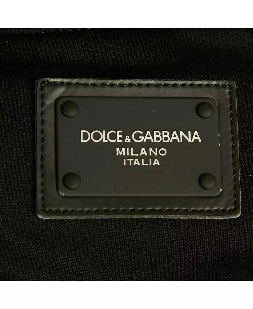 Pre-Owned Dolce & Gabbana Men's Black Logo Plaque Cotton Sweatpants 5